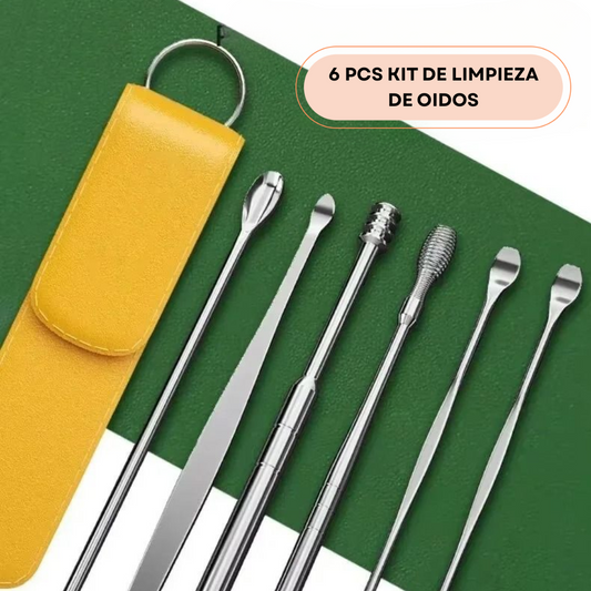 KIT DE LIMPIEZA Y CUIDADO PARA OÍDOS CON ESTUCHE!